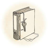Illustration av Dokument